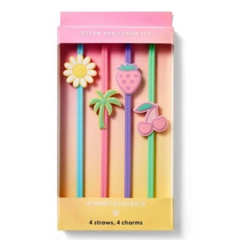 Stoney Clover Lane x Target Straw & Charm Set